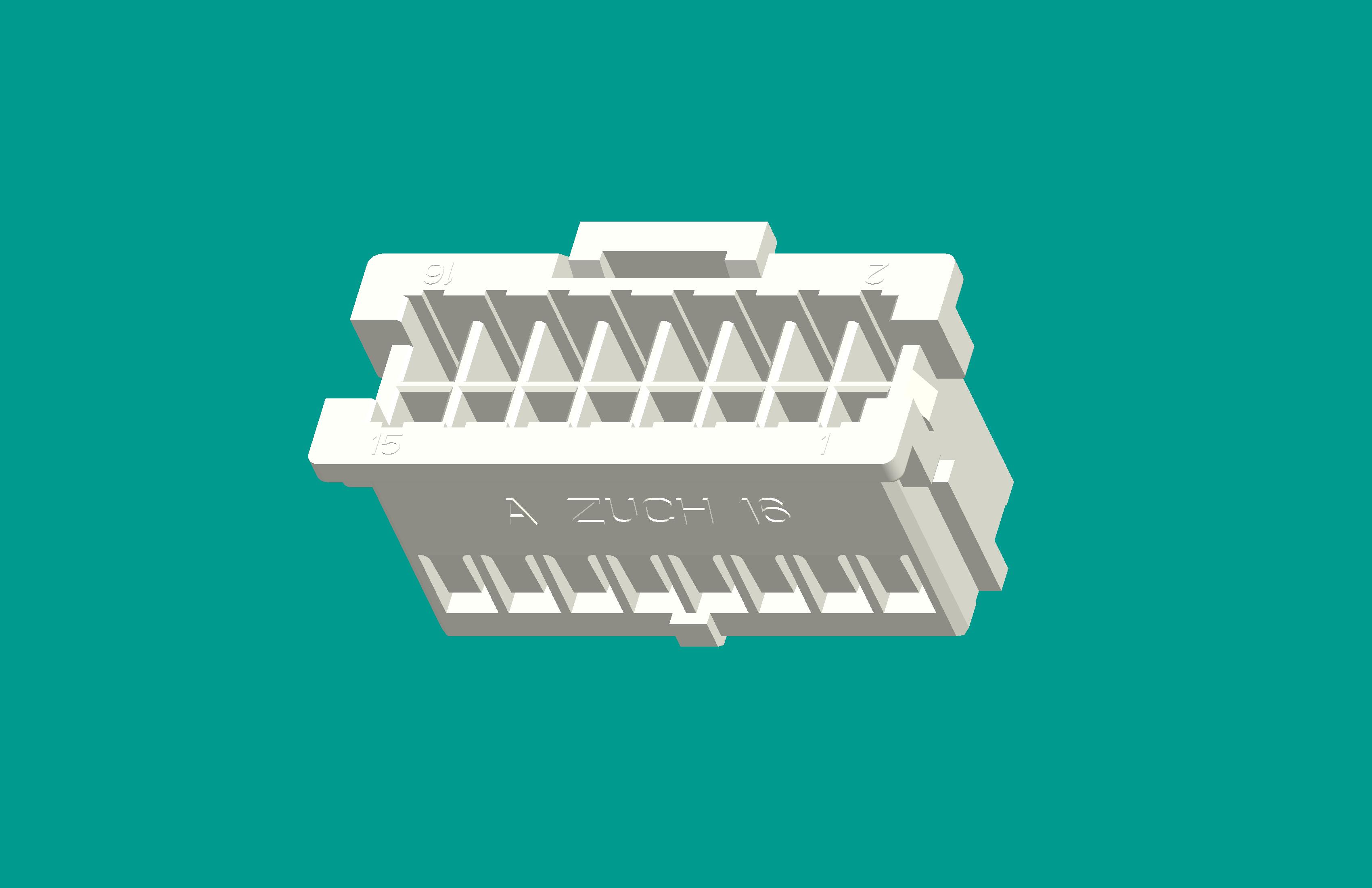 XAD-2×8PD白色 PA66普通